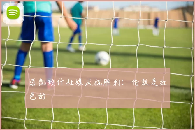 哲凯赖什社媒庆祝胜利：伦敦是红色的❤️